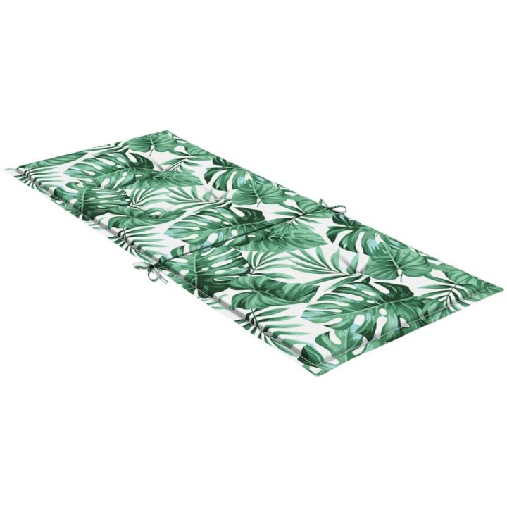 Justerbara trädgårdsstolar med dynor 4 st massiv teak vidaXL 120 x 50 x 3 cm – bild 12