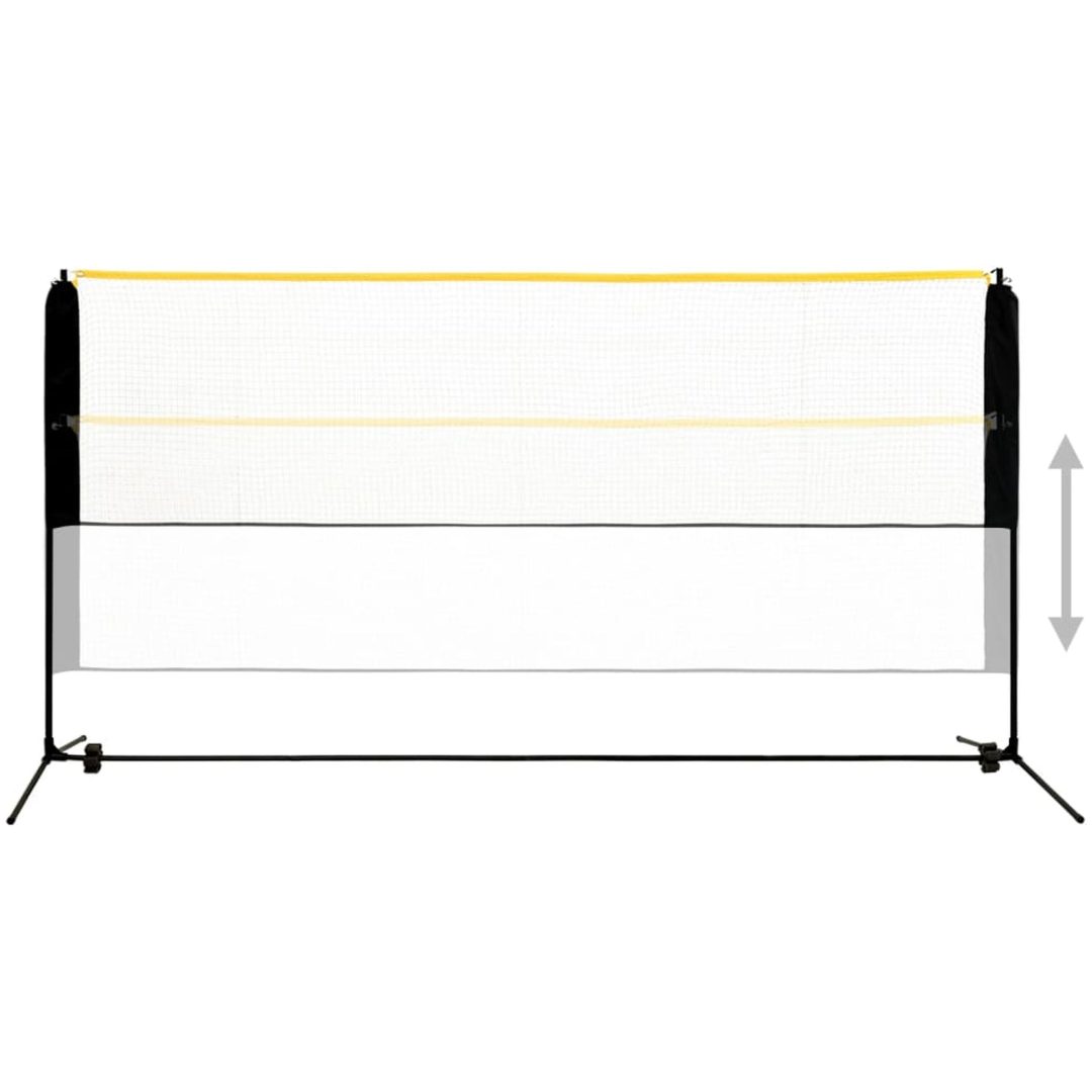 Justerbart badmintonnät 300x103x94-158 cm metall vidaXL 300 x 103 x 158 cm – bild 3