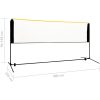 Justerbart badmintonnät 300x103x94-158 cm metall vidaXL 300 x 103 x 158 cm – miniatyr 7