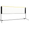 Justerbart badmintonnät 300x103x94-158 cm metall vidaXL 300 x 103 x 158 cm – miniatyr 1