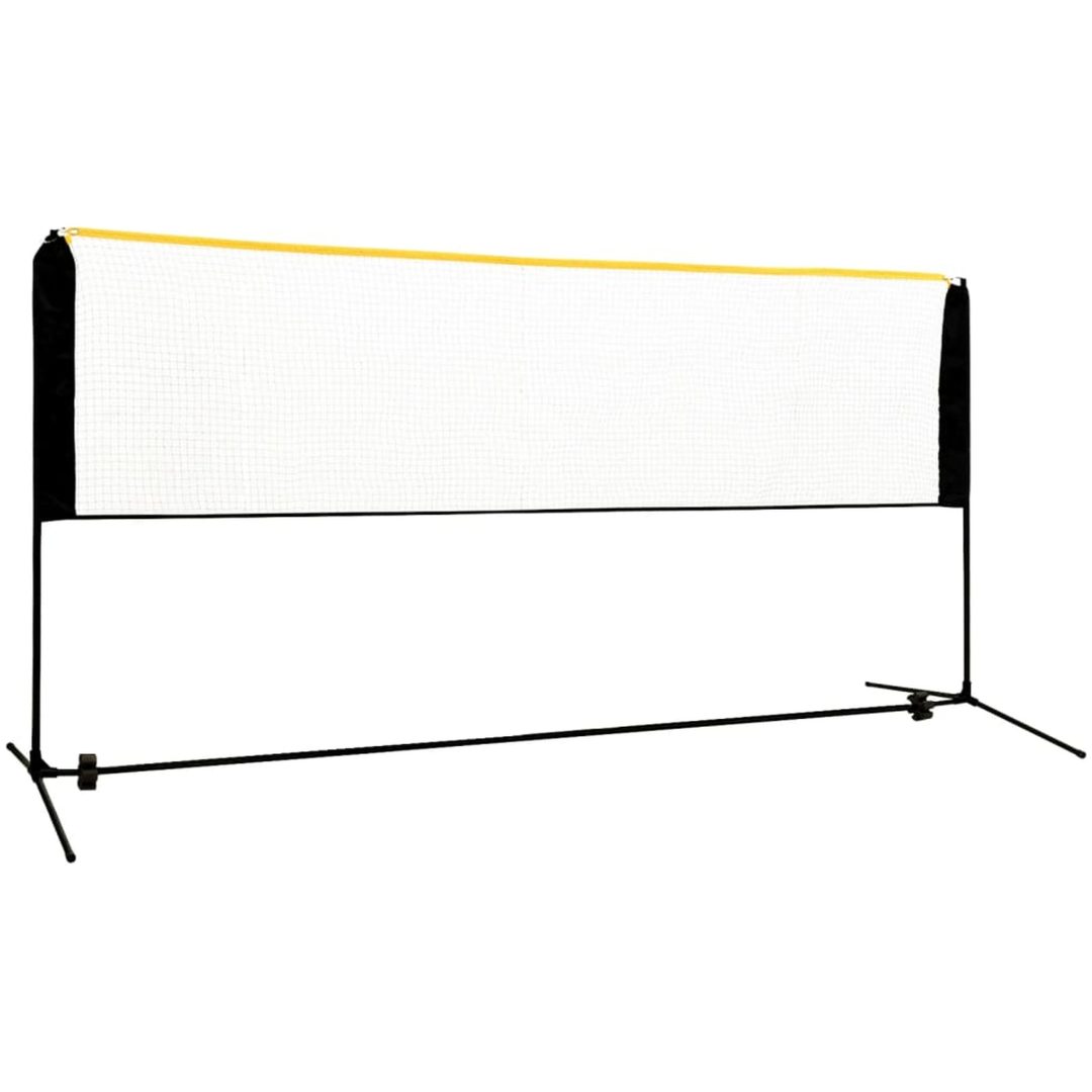 Justerbart badmintonnät 300x103x94-158 cm metall vidaXL 300 x 103 x 158 cm
