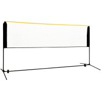 Justerbart badmintonnät 300x103x94-158 cm metall vidaXL