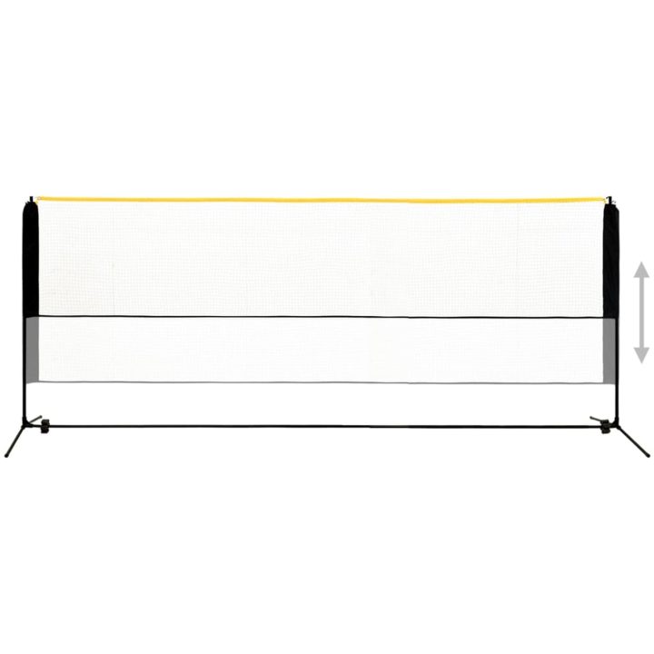 Justerbart badmintonnät 400x103x94-158 cm metall vidaXL 400 x 103 x 158 cm – bild 3