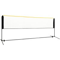 Justerbart badmintonnät 400x103x94-158 cm metall vidaXL