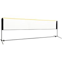 Justerbart badmintonnät 500x103x94-158 cm metall vidaXL