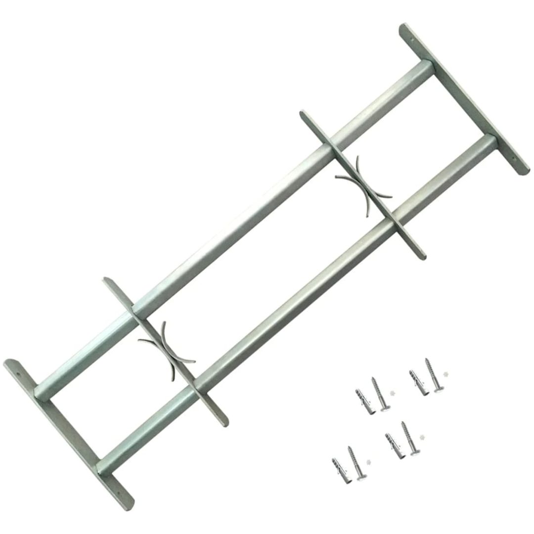 Justerbart fönstergaller 2 st vidaXL 700 - 1050 mm – bild 2