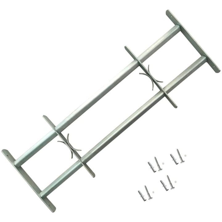 Justerbart fönstergaller 2 st vidaXL 700 - 1050 mm – bild 2