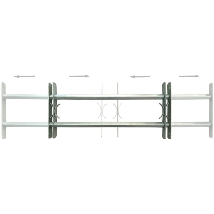 Justerbart fönstergaller 2 st vidaXL 700 - 1050 mm – bild 3