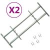 Justerbart fönstergaller 2 st vidaXL 700 - 1050 mm – miniatyr 1