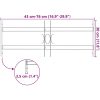 Justerbart Fönstergaller för fönster med 2 stänger vidaXL 500 - 650 mm – miniatyr 7