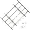 Justerbart Fönstergaller för fönster med 4 stänger vidaXL 500 - 650 mm – miniatyr 1