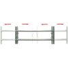 Justerbart fönstergaller med 2 stänger vidaXL 1000 - 1500 mm – miniatyr 2