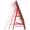 Justerbart fotbollsmål Kickback Rebounder 100 x 100 cm vidaXL – miniatyr 5