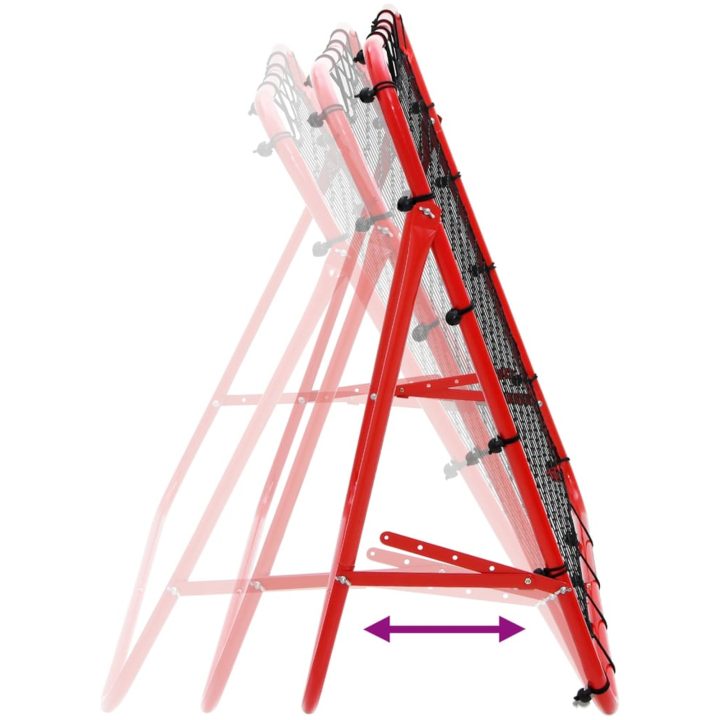 Justerbart fotbollsmål Kickback Rebounder 100 x 100 cm vidaXL – bild 5