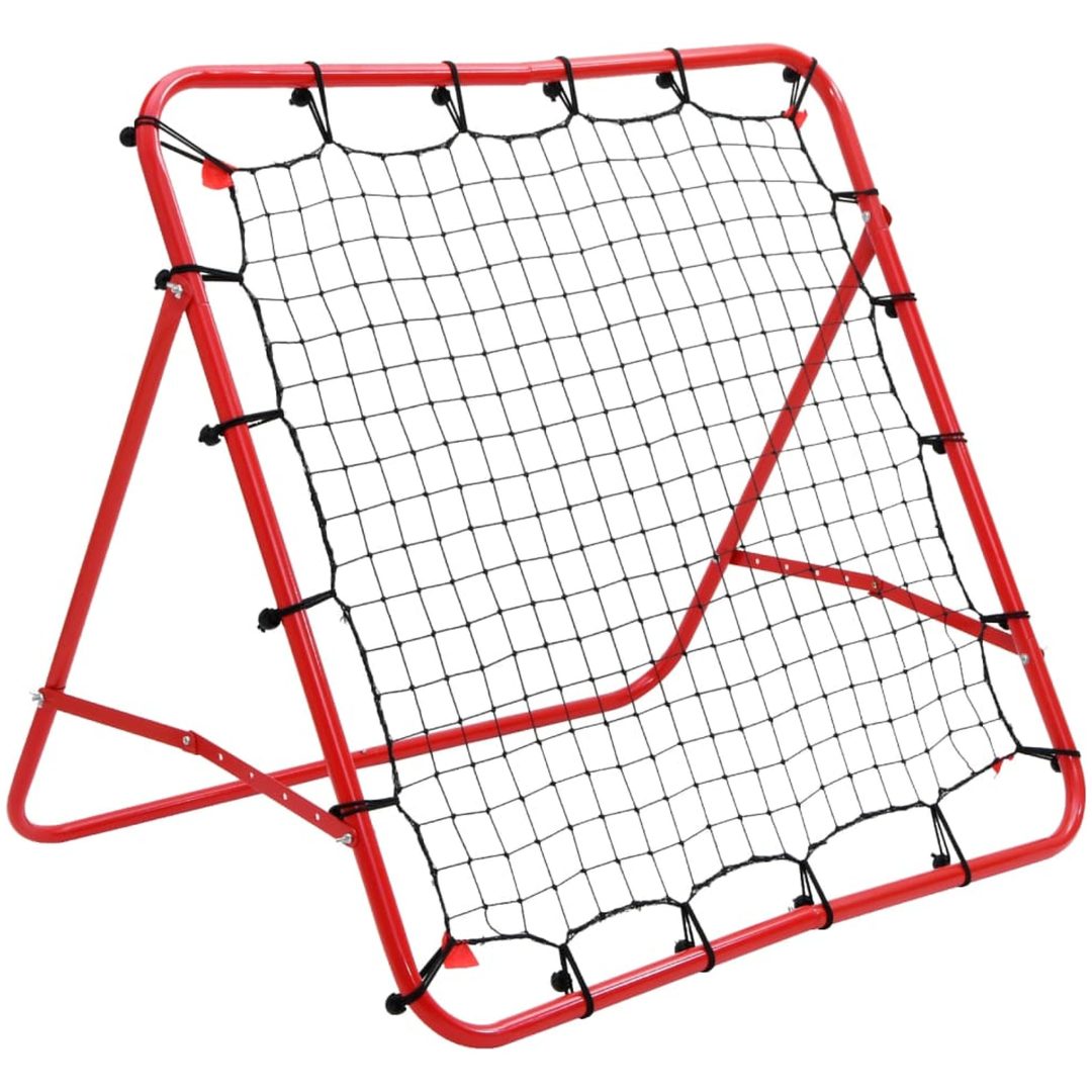 Justerbart fotbollsmål Kickback Rebounder 100 x 100 cm vidaXL