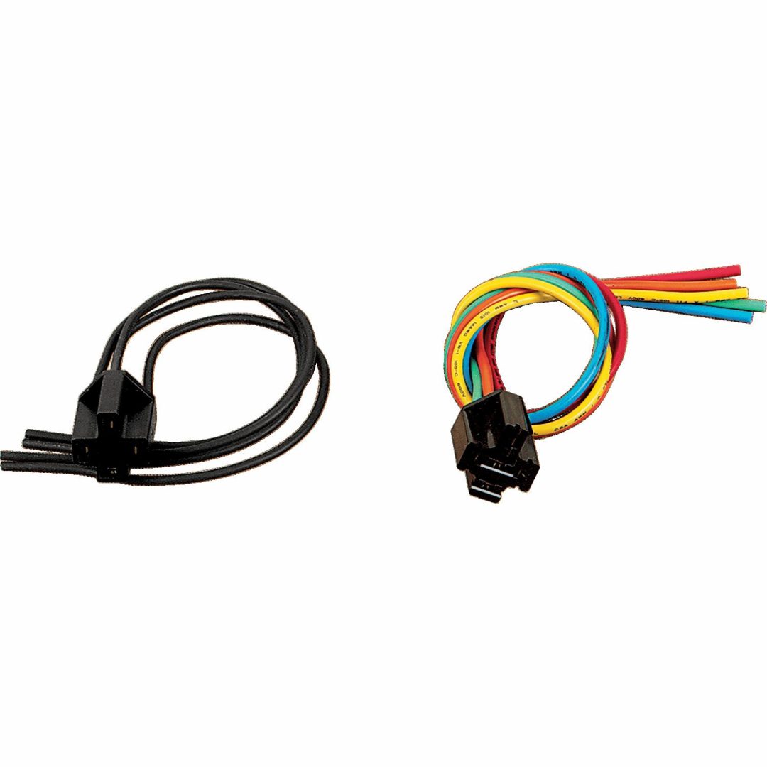 Kabelanslutning Svart Relay Socket DRAG SPECIALTIES RELAY PLUG W/COLOR WIRE