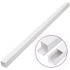 Kabelkanal 100x60 mm 10 m PVC vidaXL 100 x 60 mm 10 m – miniatyr 3