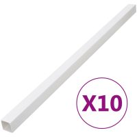 Kabelkanal 100x60 mm 10 m PVC vidaXL