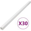 Kabelkanal 100x60 mm 30 m PVC vidaXL 100 x 60 mm 30 m – miniatyr 1