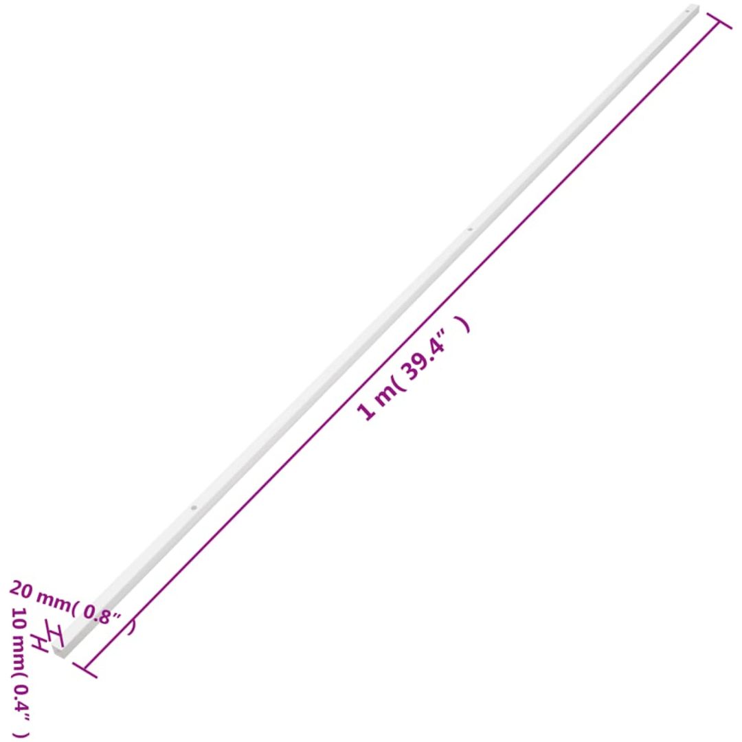 Kabelkanal 20x10 mm 30 m PVC vidaXL 20 x 10 mm 30m – bild 9