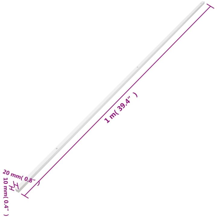 Kabelkanal 20x10 mm 30 m PVC vidaXL 20 x 10 mm 30m – bild 9