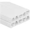 Kabelkanal 25x16 mm 10 m PVC vidaXL 25 x 16 mm 10m – miniatyr 5