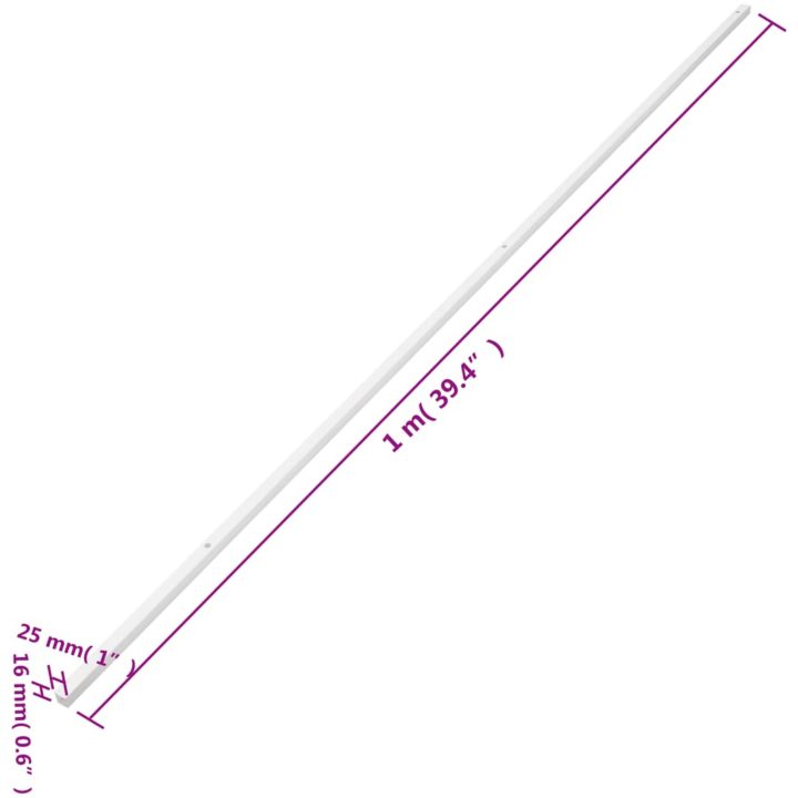 Kabelkanal 25x16 mm 10 m PVC vidaXL 25 x 16 mm 10m – bild 9