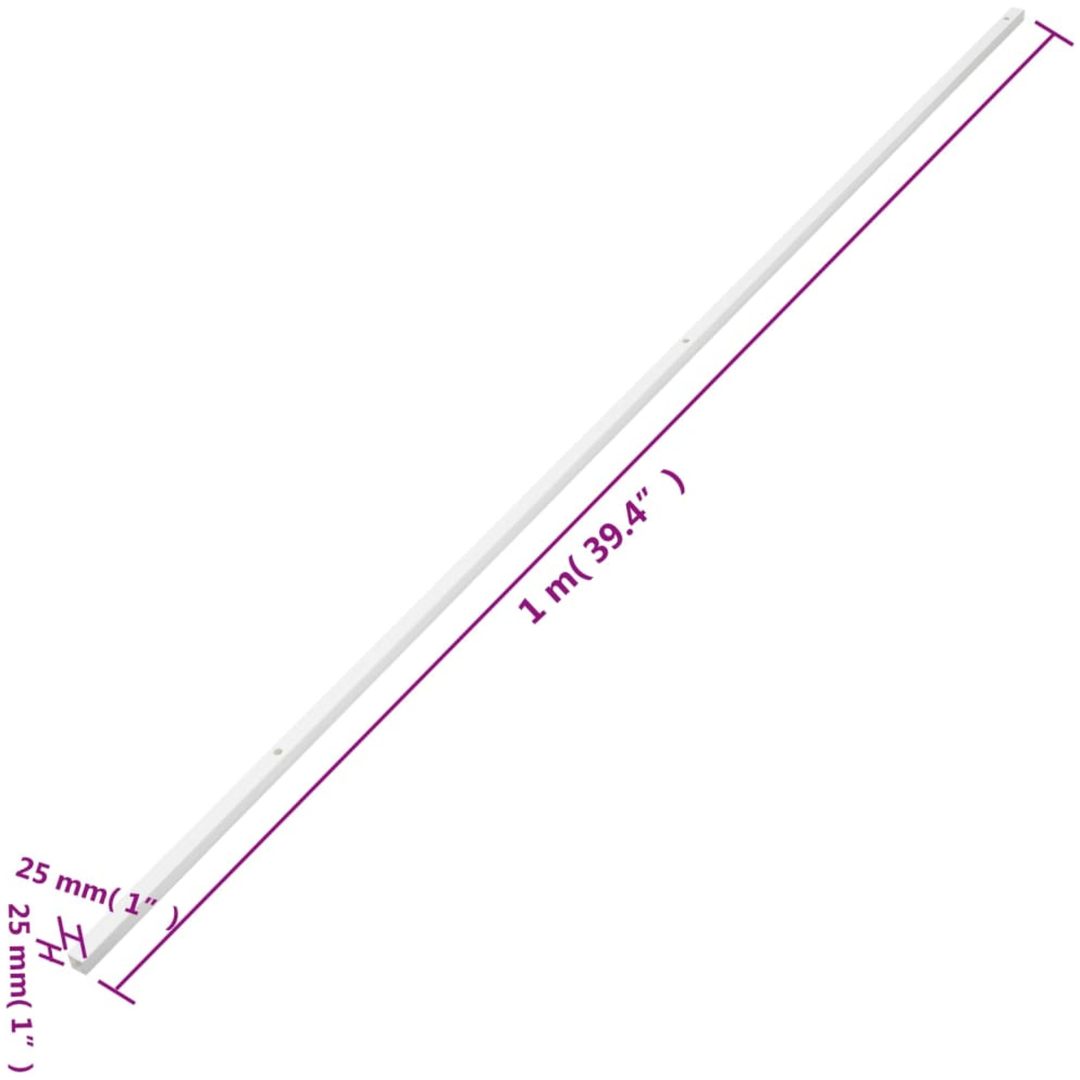 Kabelkanal 25x25 mm 10 m PVC vidaXL 25 x 25 mm 10m – bild 9