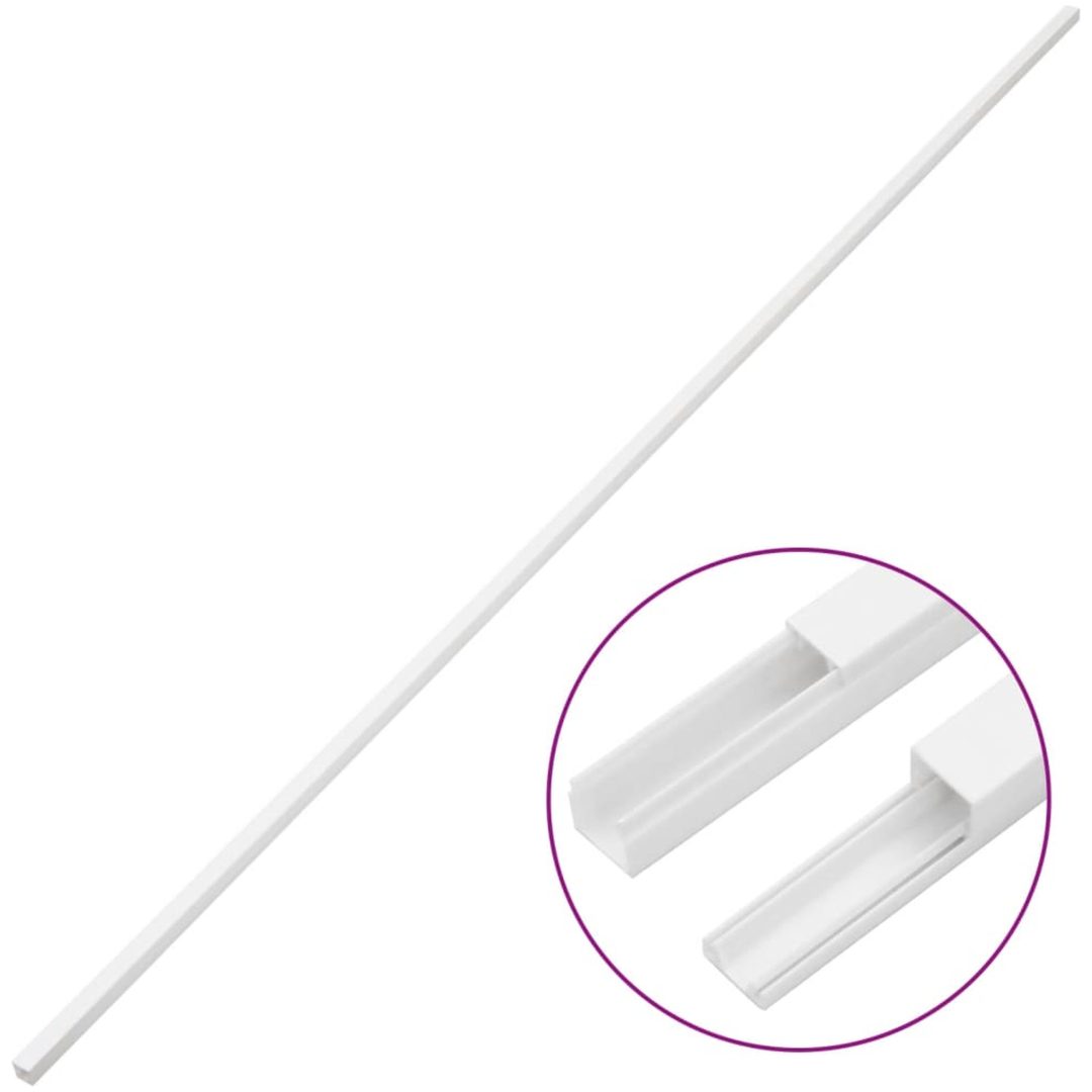 Kabelkanal 30x20 mm 10 m PVC vidaXL 30 x 20 mm 10 m – bild 3