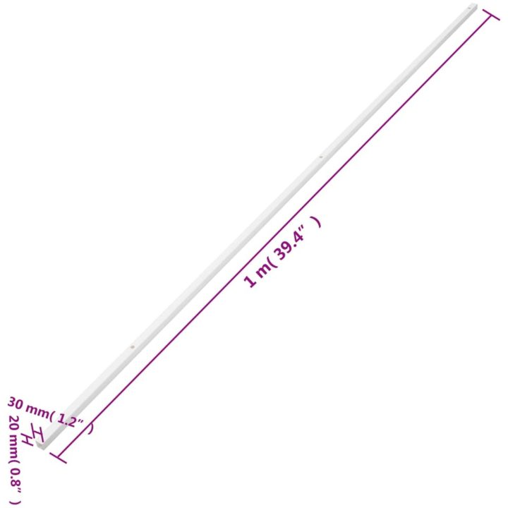 Kabelkanal 30x20 mm 10 m PVC vidaXL 30 x 20 mm 10 m – bild 9