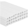 Kabelkanal 30x20 mm 30 m PVC vidaXL 30 x 20 mm 30 m – miniatyr 5