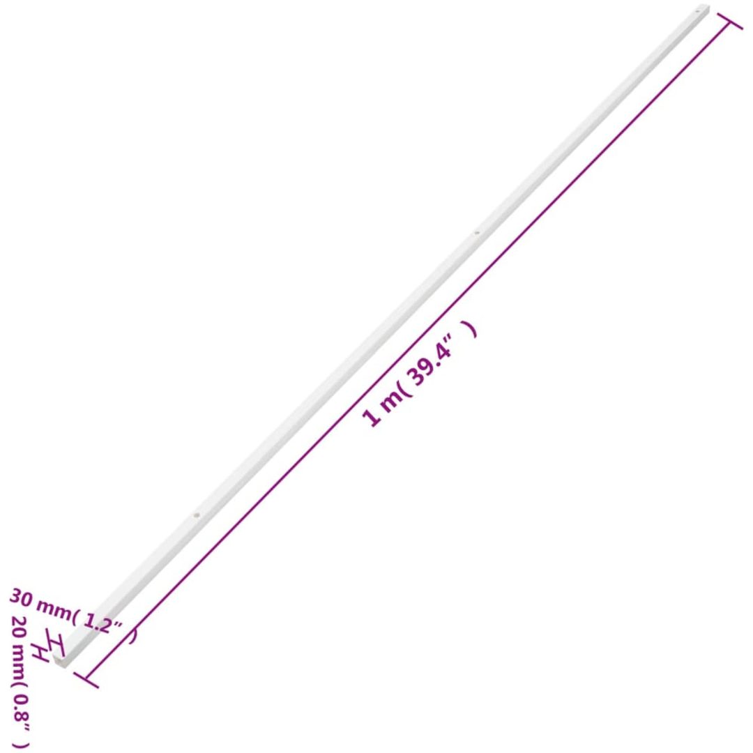 Kabelkanal 30x20 mm 30 m PVC vidaXL 30 x 20 mm 30 m – bild 9