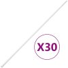 Kabelkanal 30x20 mm 30 m PVC vidaXL 30 x 20 mm 30 m – miniatyr 1