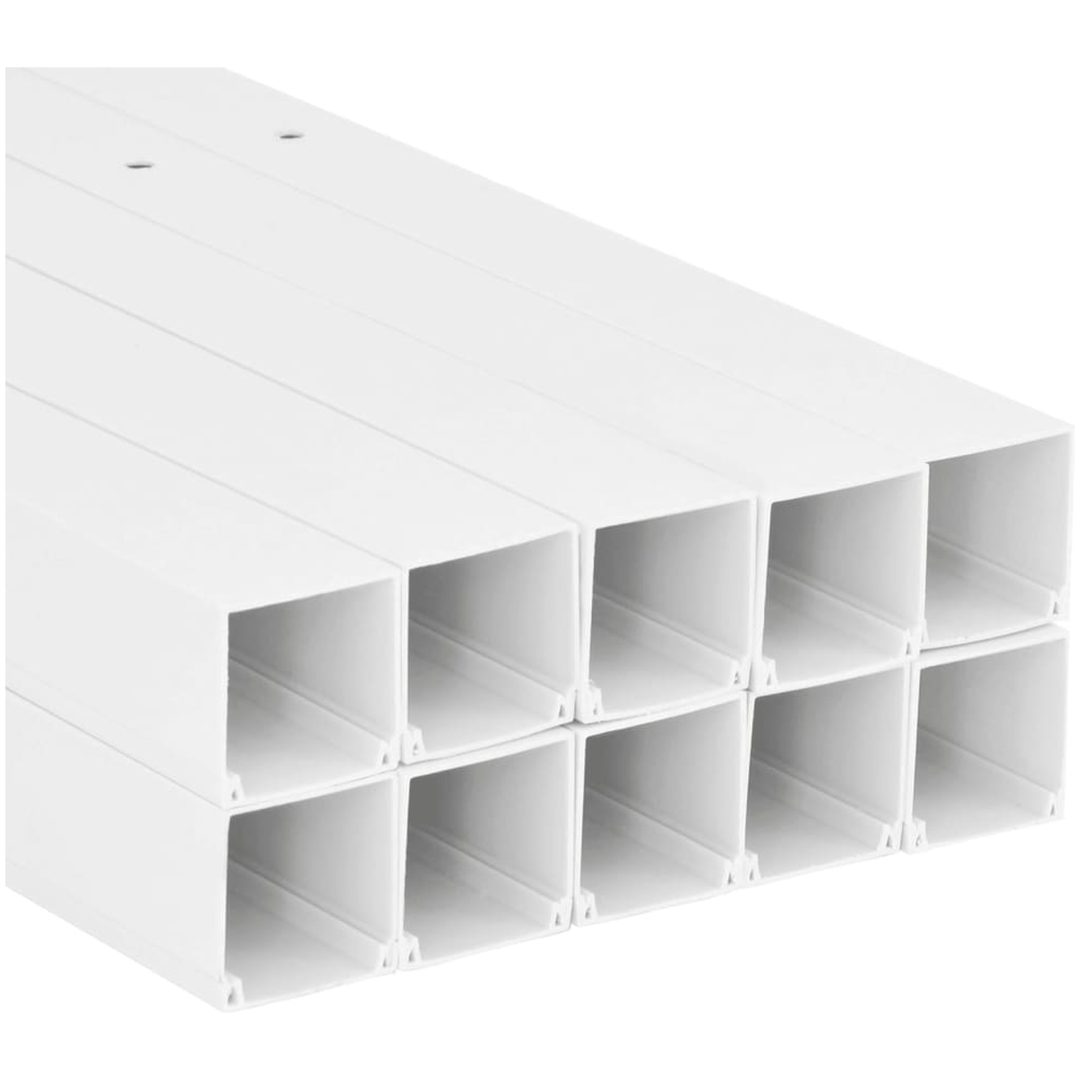 Kabelkanal 33x33 mm 10 m PVC vidaXL 33 x 33 mm x 10 m – bild 5