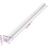 Kabelkanal 33x33 mm 10 m PVC vidaXL 33 x 33 mm x 10 m – miniatyr 9