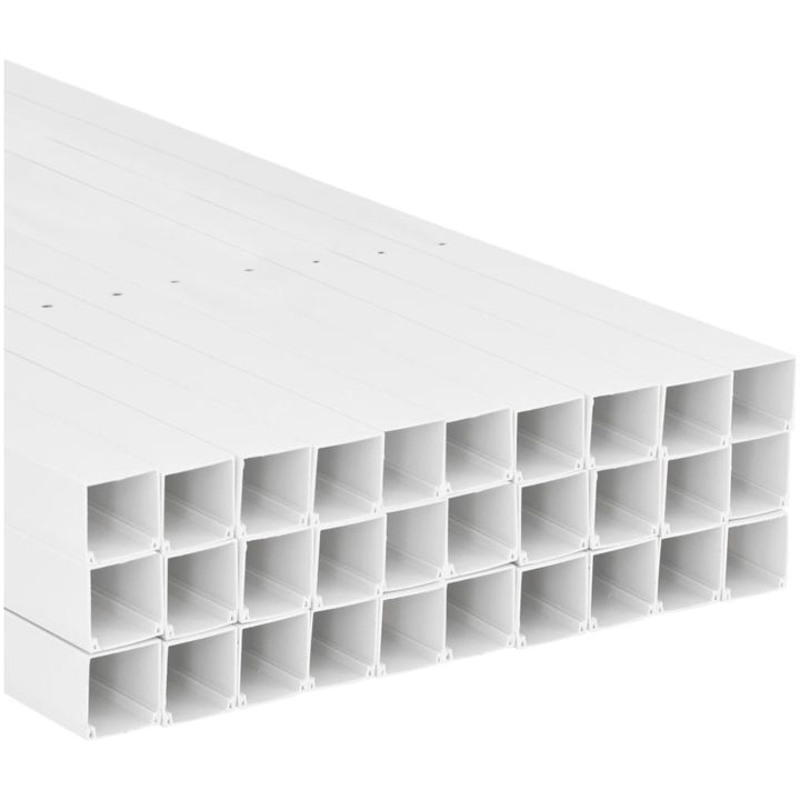 Kabelkanal 33x33 mm 30 m PVC vidaXL 33 x 33 mm x 30 m – bild 5