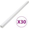 Kabelkanal 33x33 mm 30 m PVC vidaXL 33 x 33 mm x 30 m – miniatyr 1