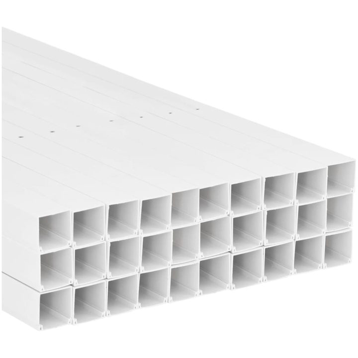 Kabelkanal 40x25 mm 30 m PVC vidaXL 40 x 25 mm 30 m – bild 5