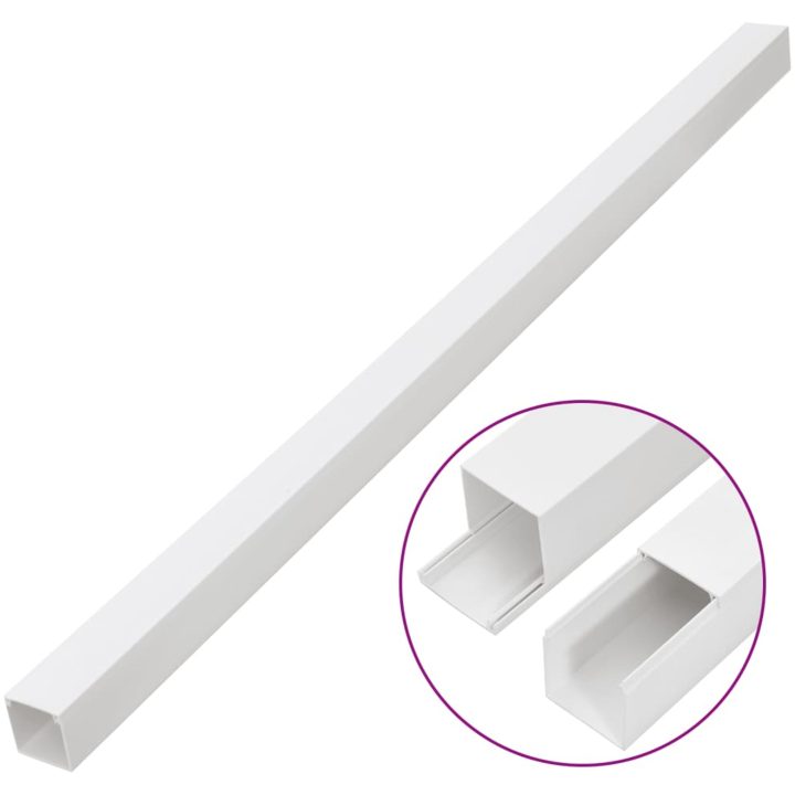 Kabelkanal 40x40 mm 30 m PVC vidaXL 40 x 40 mm 30 m – bild 3