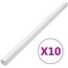 Kabelkanal 50x25 mm 10 m PVC vidaXL 50 x 25 mm 10 m – miniatyr 1