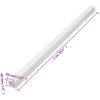 Kabelkanal 60x40 mm 30 m PVC vidaXL 60 x 40 mm 30 m – miniatyr 9