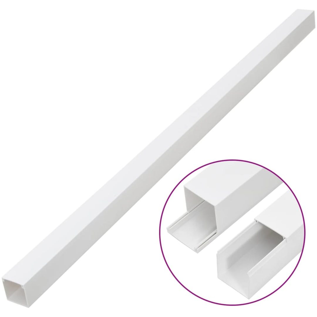 Kabelkanal 60x60 mm 30 m PVC vidaXL 60 x 60 mm 30 m – bild 3