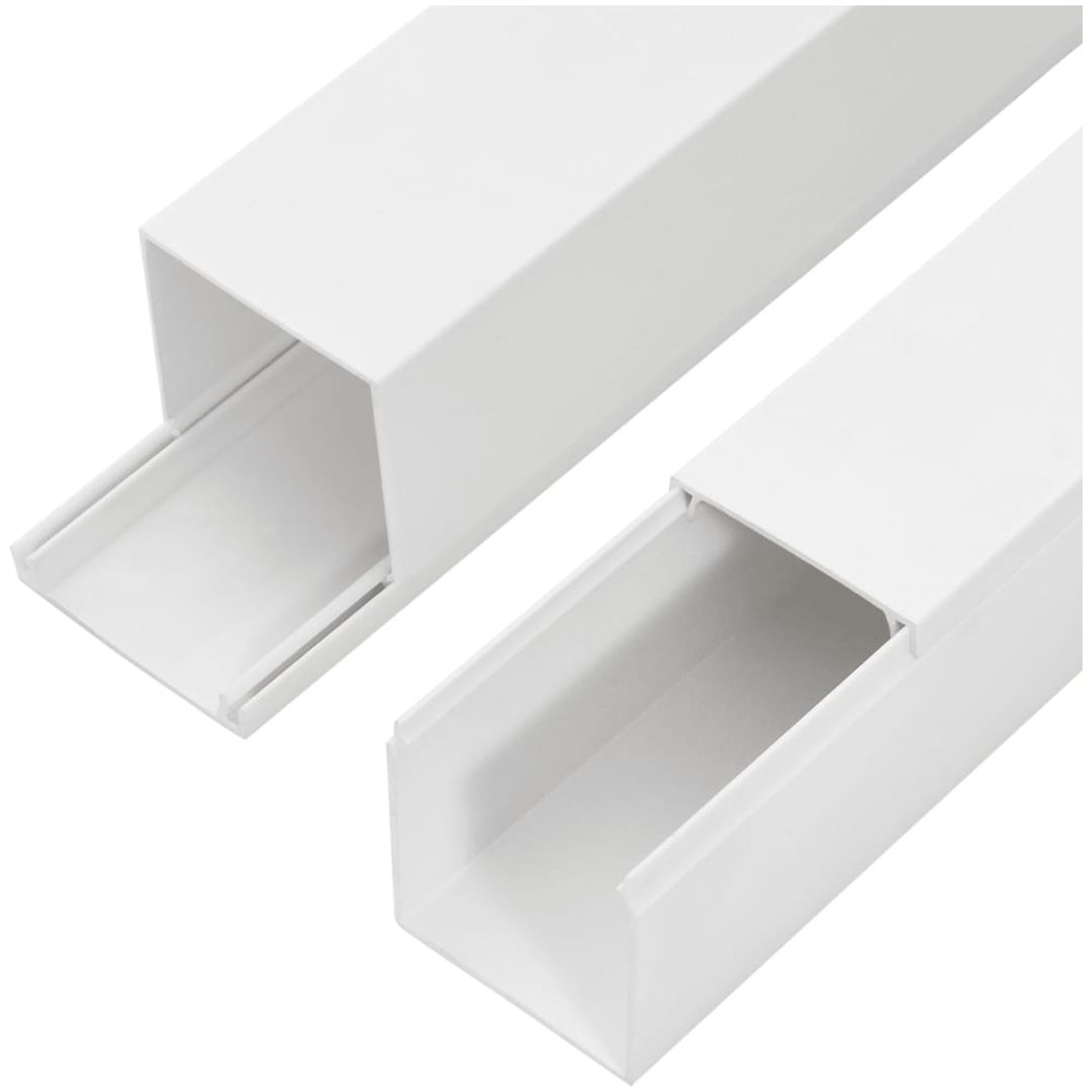 Kabelkanal 60x60 mm 30 m PVC vidaXL 60 x 60 mm 30 m – bild 6