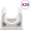 Kabelkanal med klämmor PVC vidaXL 20 mm 10 m – miniatyr 4