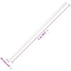 Kabelkanal med klämmor PVC vidaXL 20 mm 10 m – miniatyr 8