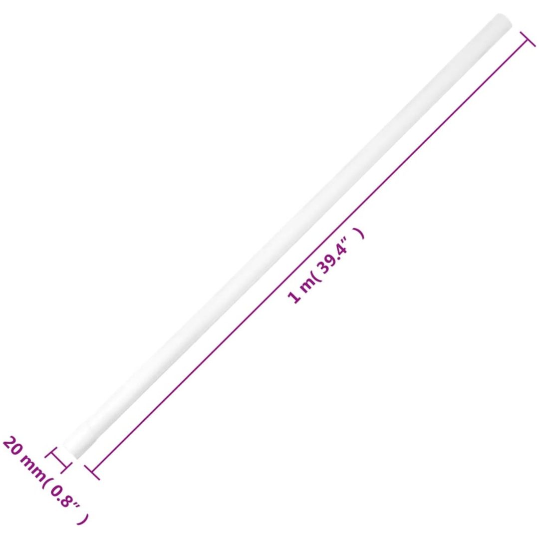 Kabelkanal med klämmor PVC vidaXL 20 mm 10 m – bild 8