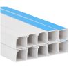 Kabelkanal självhäftande 10x10 mm 10 m PVC vidaXL 10 x 10 mm 10 m – miniatyr 5