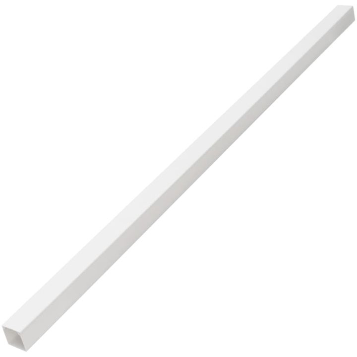 Kabelkanal självhäftande 10x10 mm 30 m PVC vidaXL 10 x 10 mm 30 m – bild 4