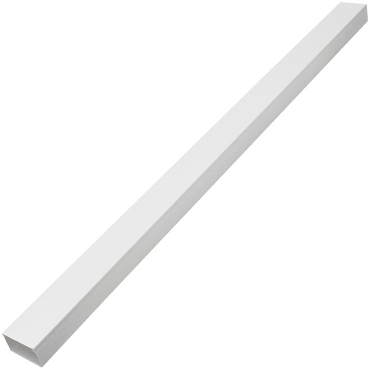 Kabelkanal självhäftande 150x50 mm 10 m PVC vidaXL 150 x 50 mm 10 m – bild 4