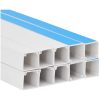 Kabelkanal självhäftande 25x25 mm 10 m PVC vidaXL 25 x 25 mm 10m – miniatyr 5